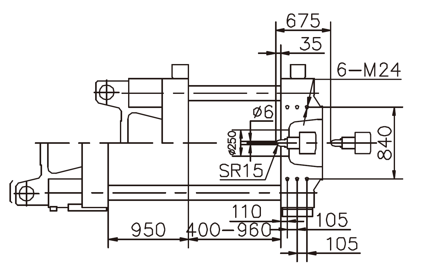 Platen Dimensions (flank)